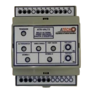 CONTROLADOR PARA SISTEMAS DE DRENAJE Y VACIADOS HASTA 2 BOMBAS - ATR-VALT2